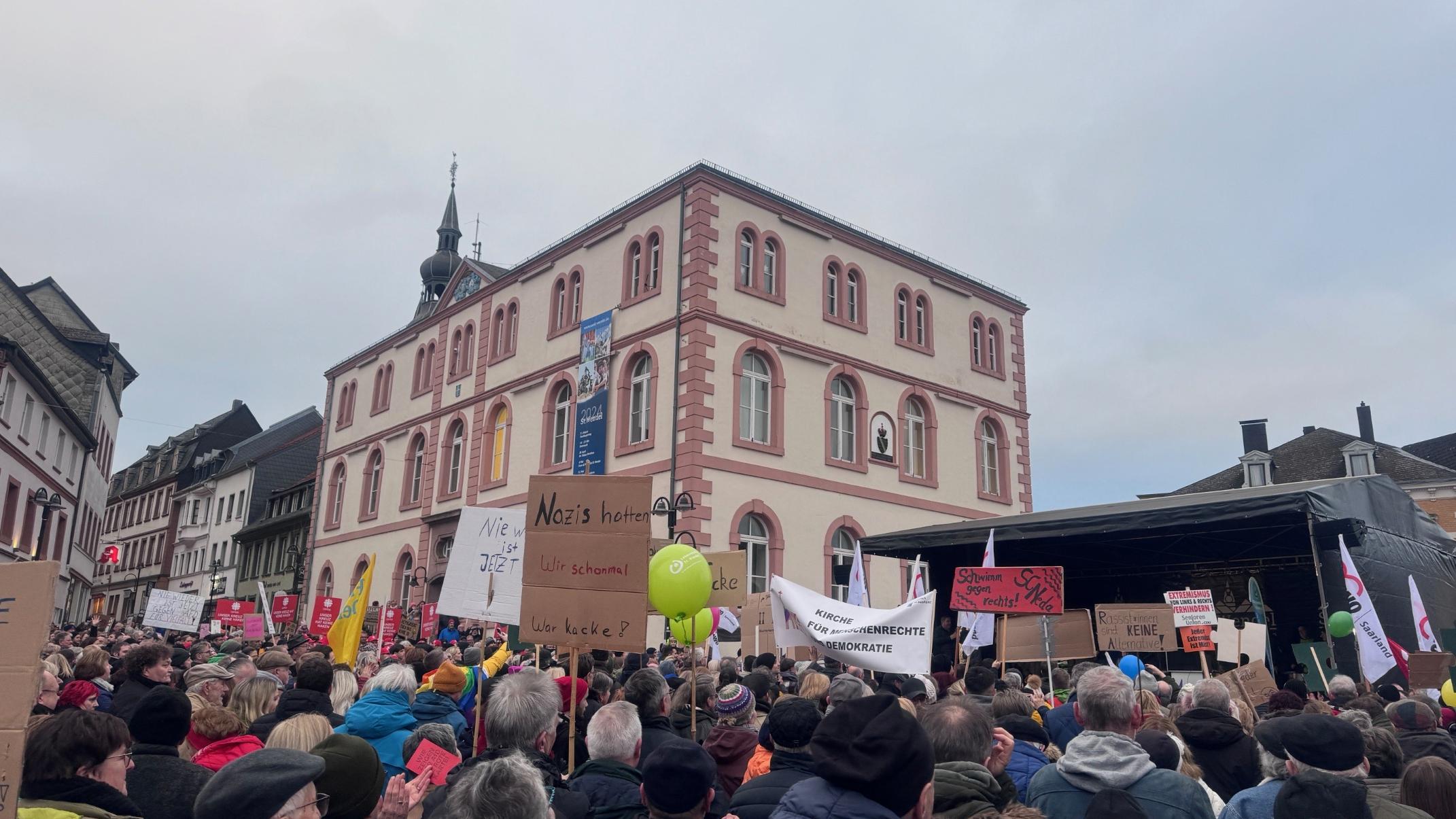 Blick auf Bühne