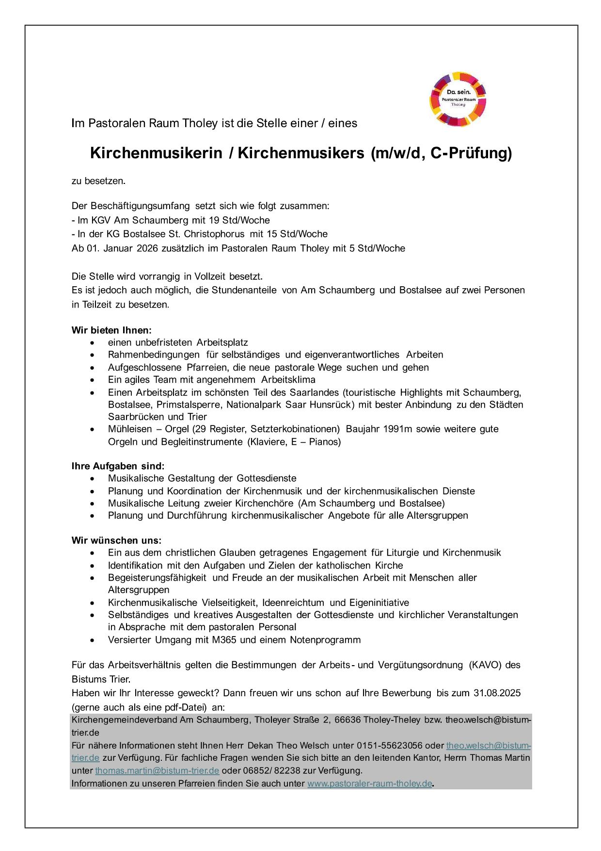 Ausschreibung Kirchenmusiker 20250624-1