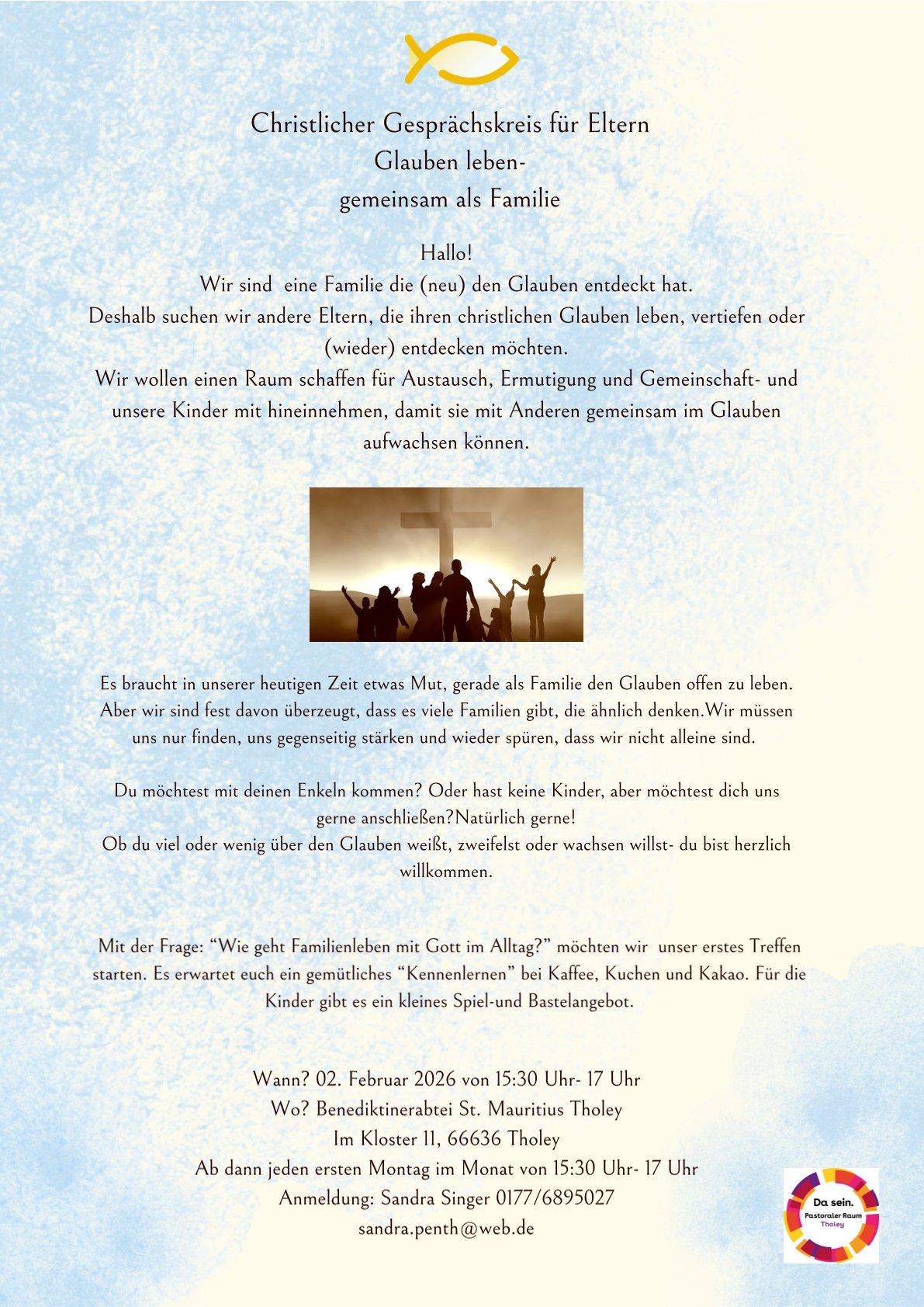 Plakat - Christlicher Gesprächskreis