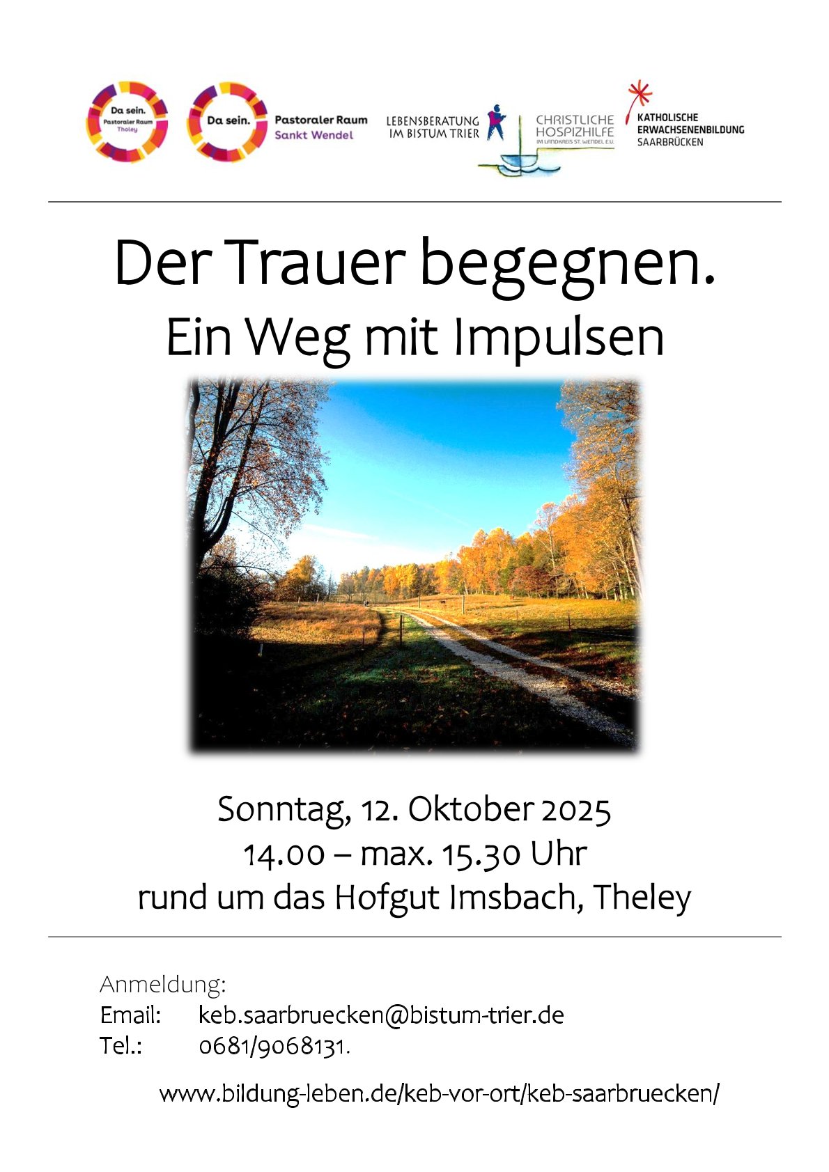Der Trauer begegnen Plakat2025