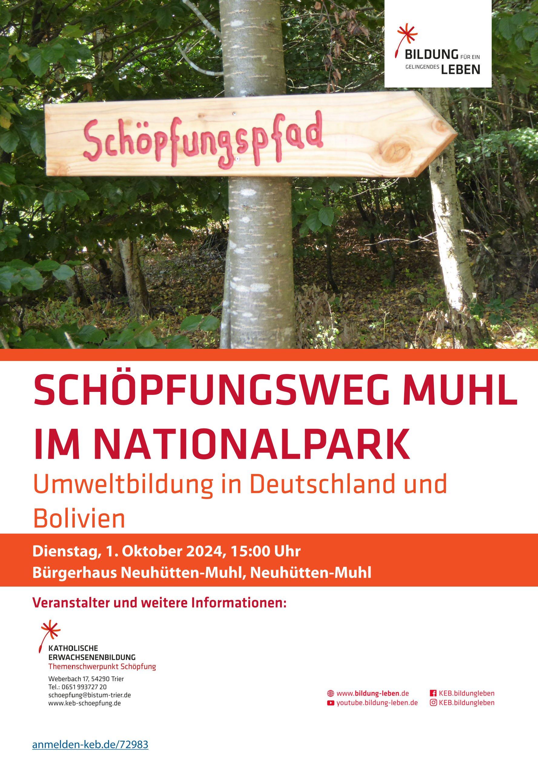 Flyer Schöpfungsweg Muhl