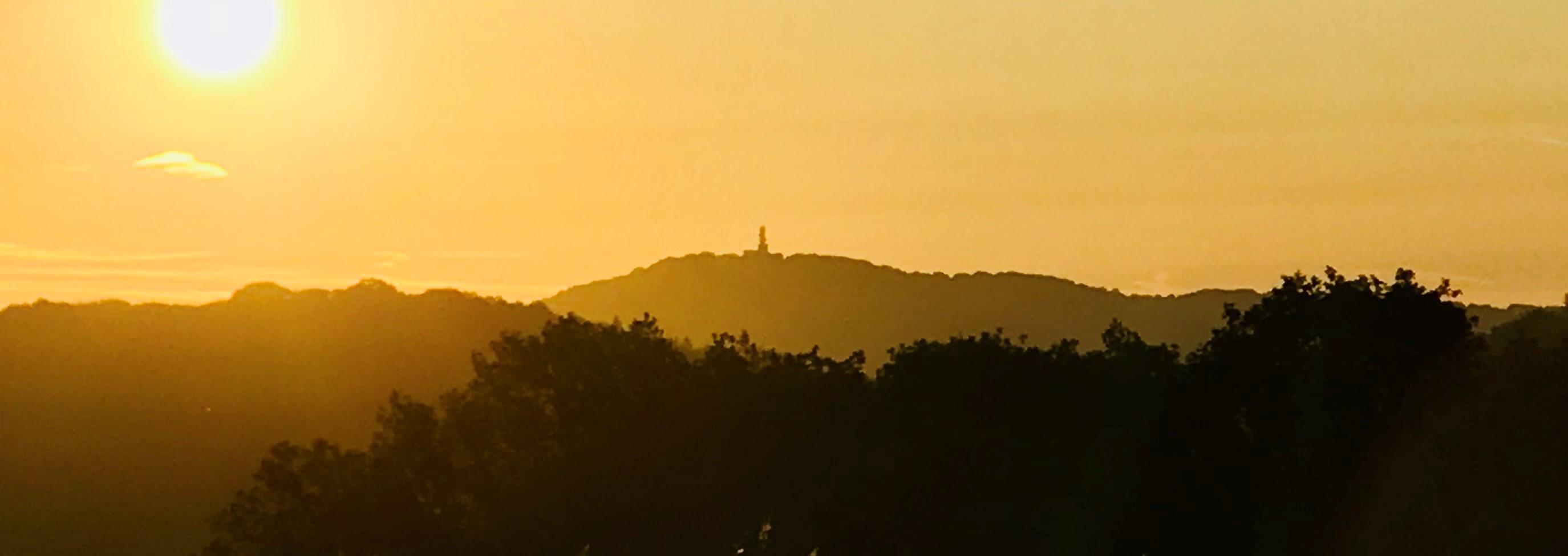 Sonnenuntergang über dem Schaumberg