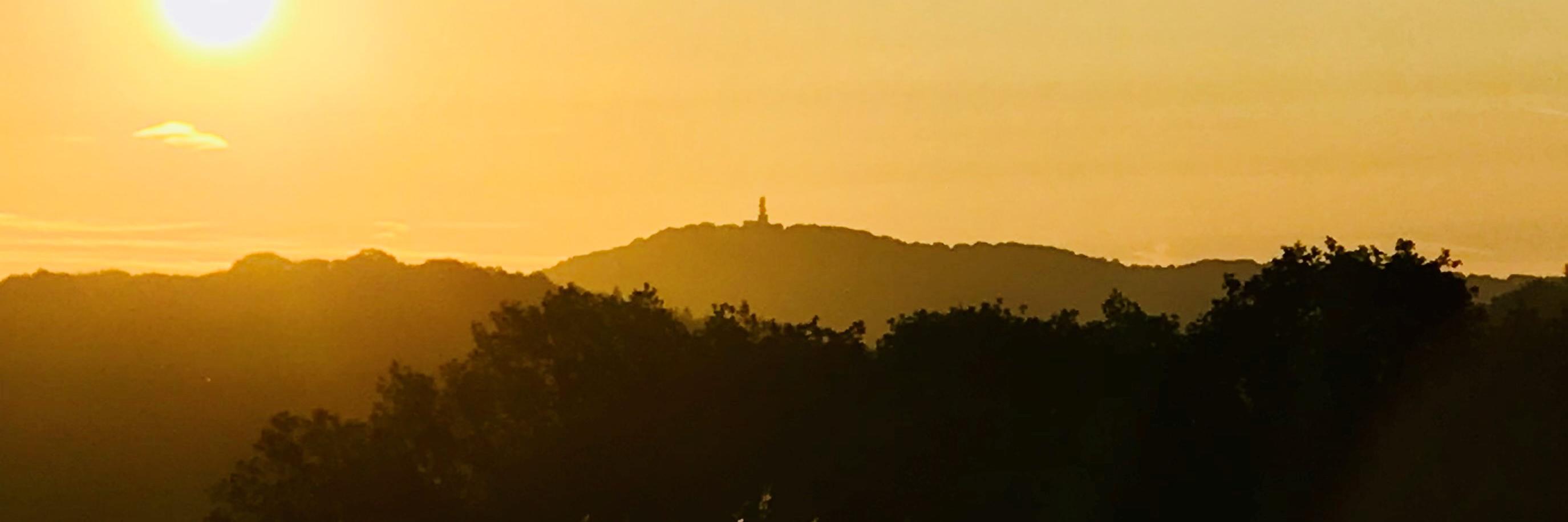 Sonnenuntergang über dem Schaumberg