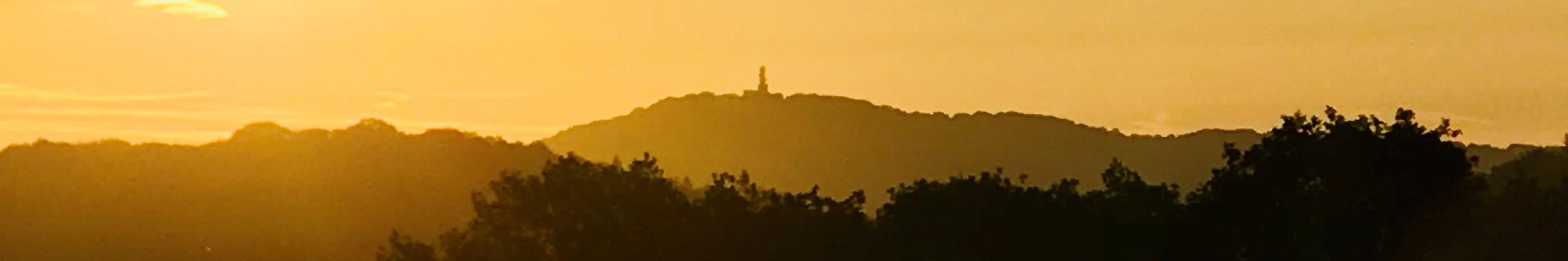 Sonnenuntergang über dem Schaumberg