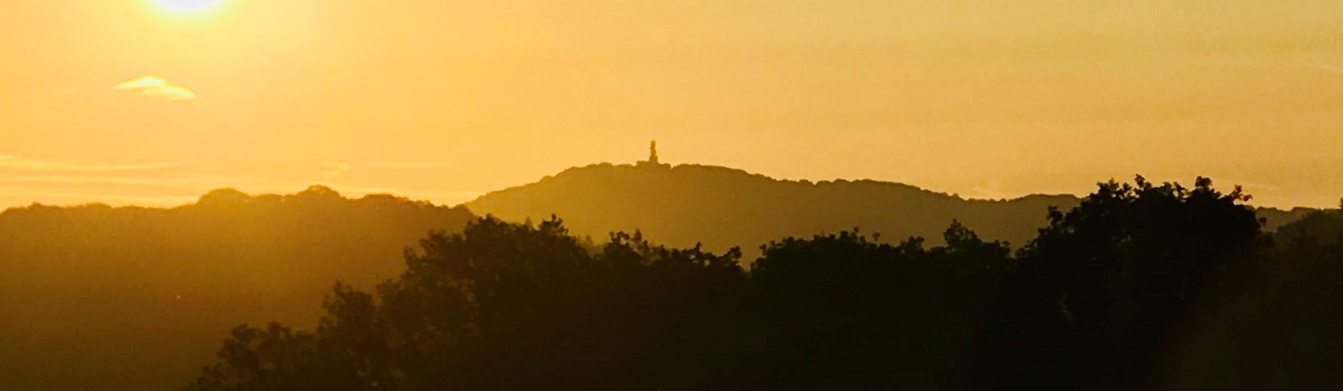 Sonnenuntergang über dem Schaumberg