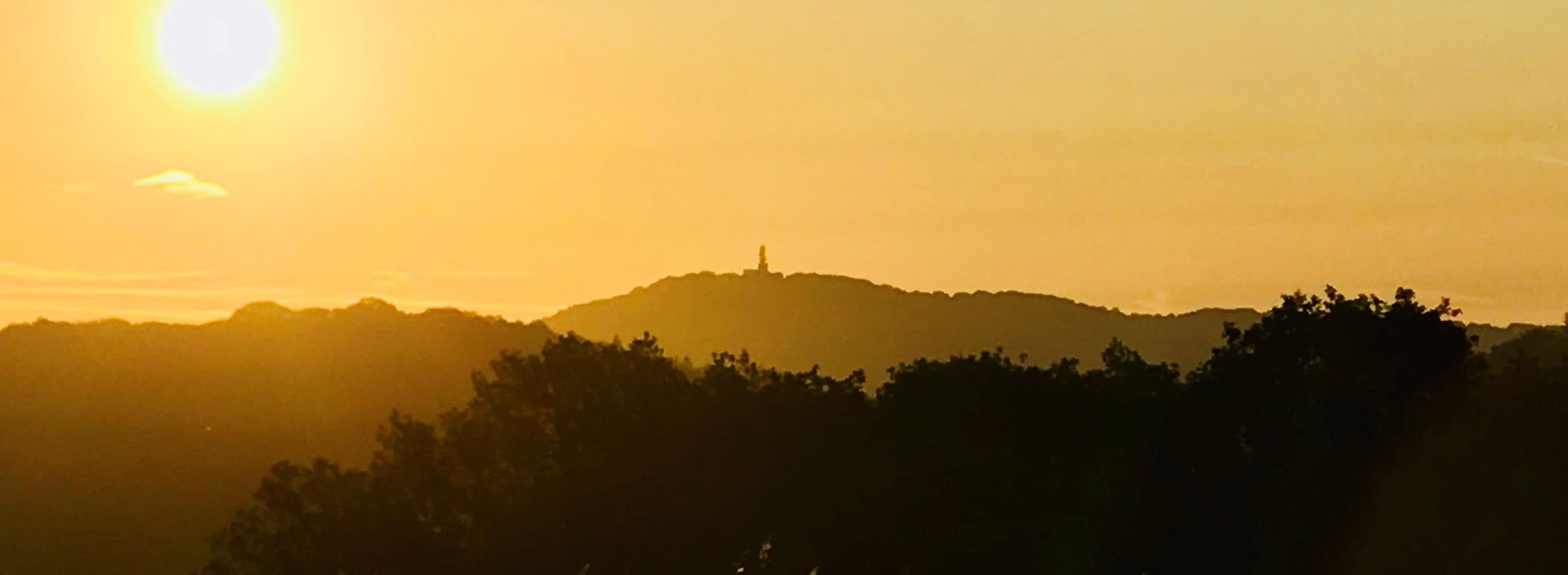 Sonnenuntergang über dem Schaumberg