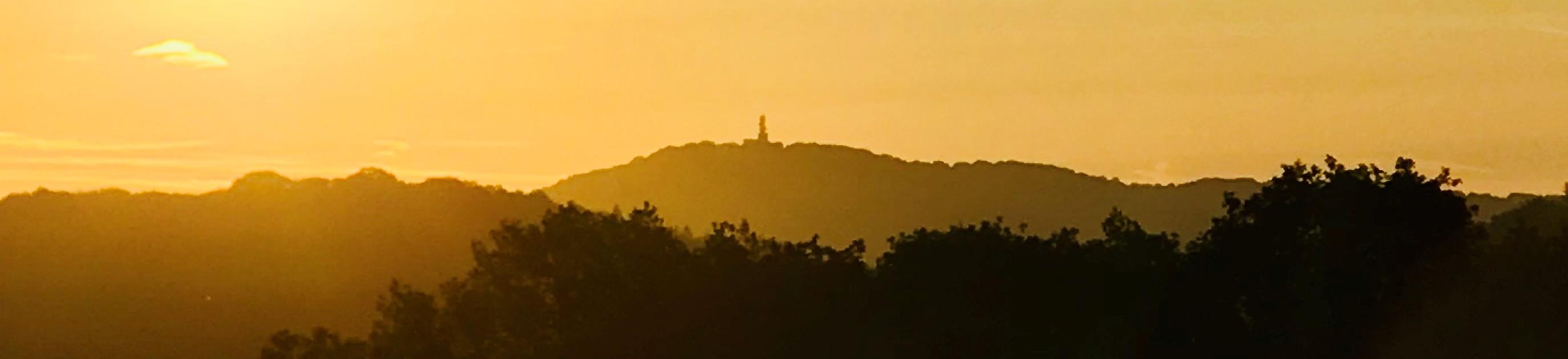 Sonnenuntergang über dem Schaumberg