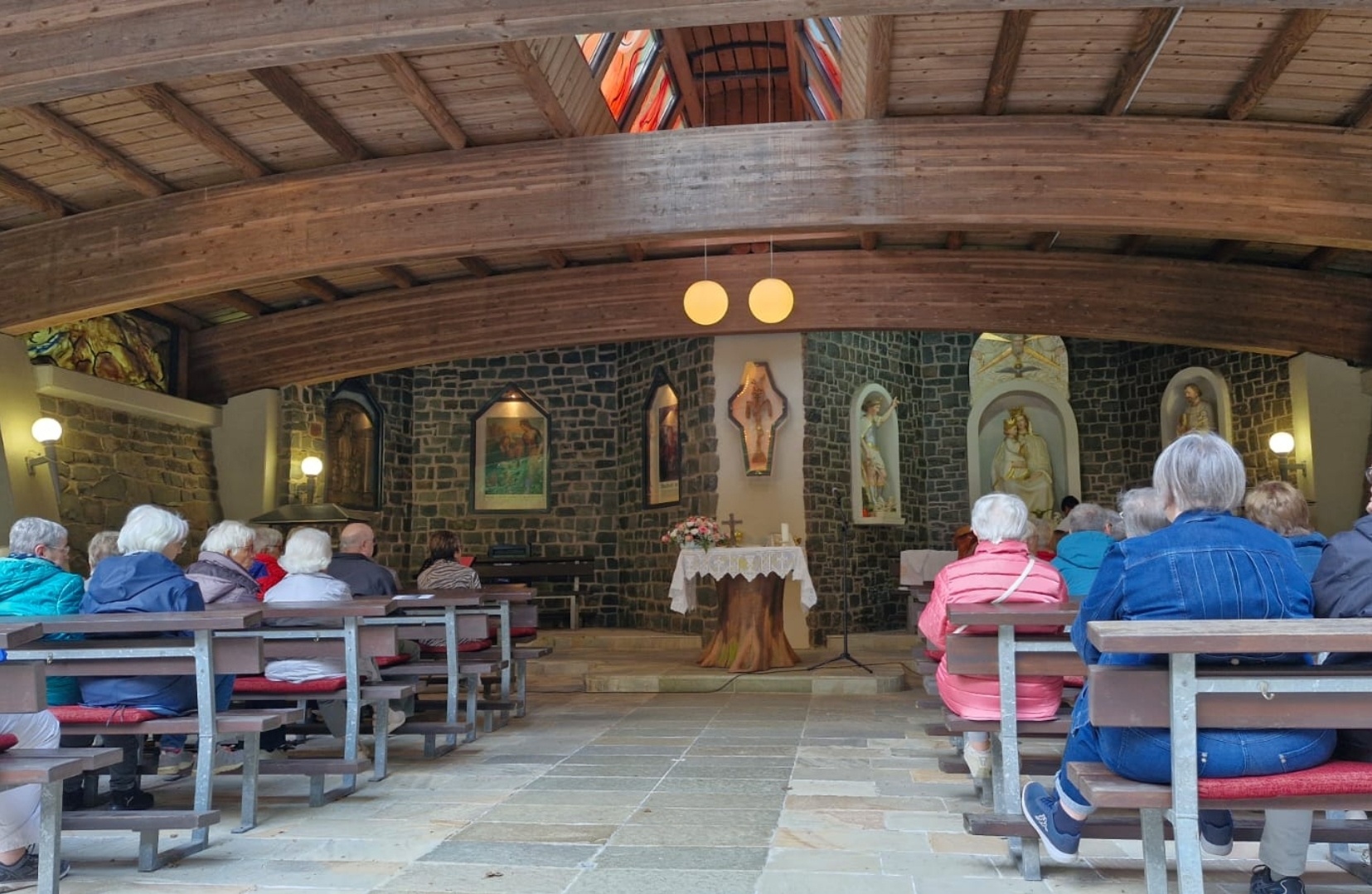 Foto vom 23.05., der Messe zum jährlichen Gelübdetag in Marpingen