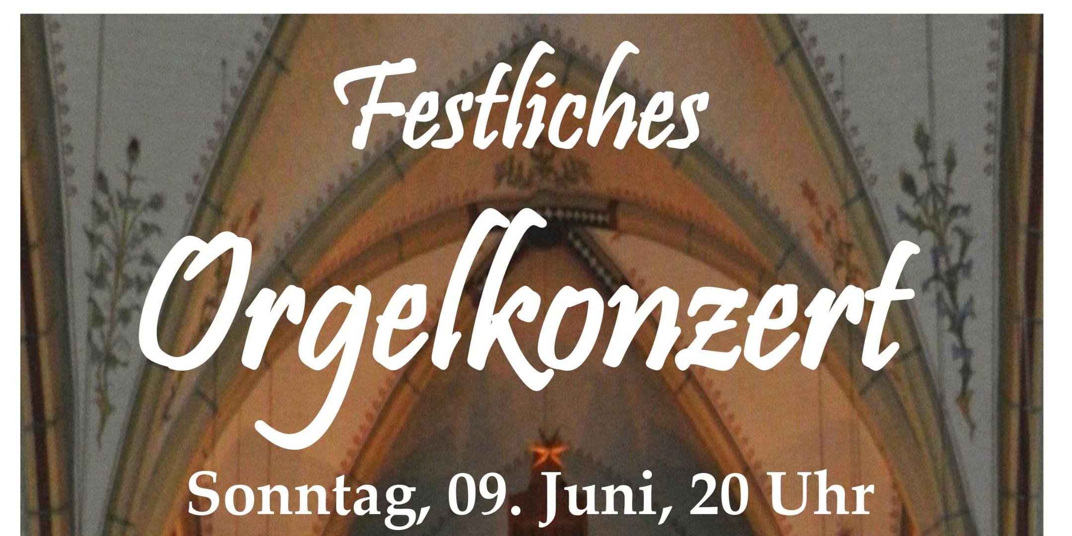 Plakat Orgelkonzert 2024
