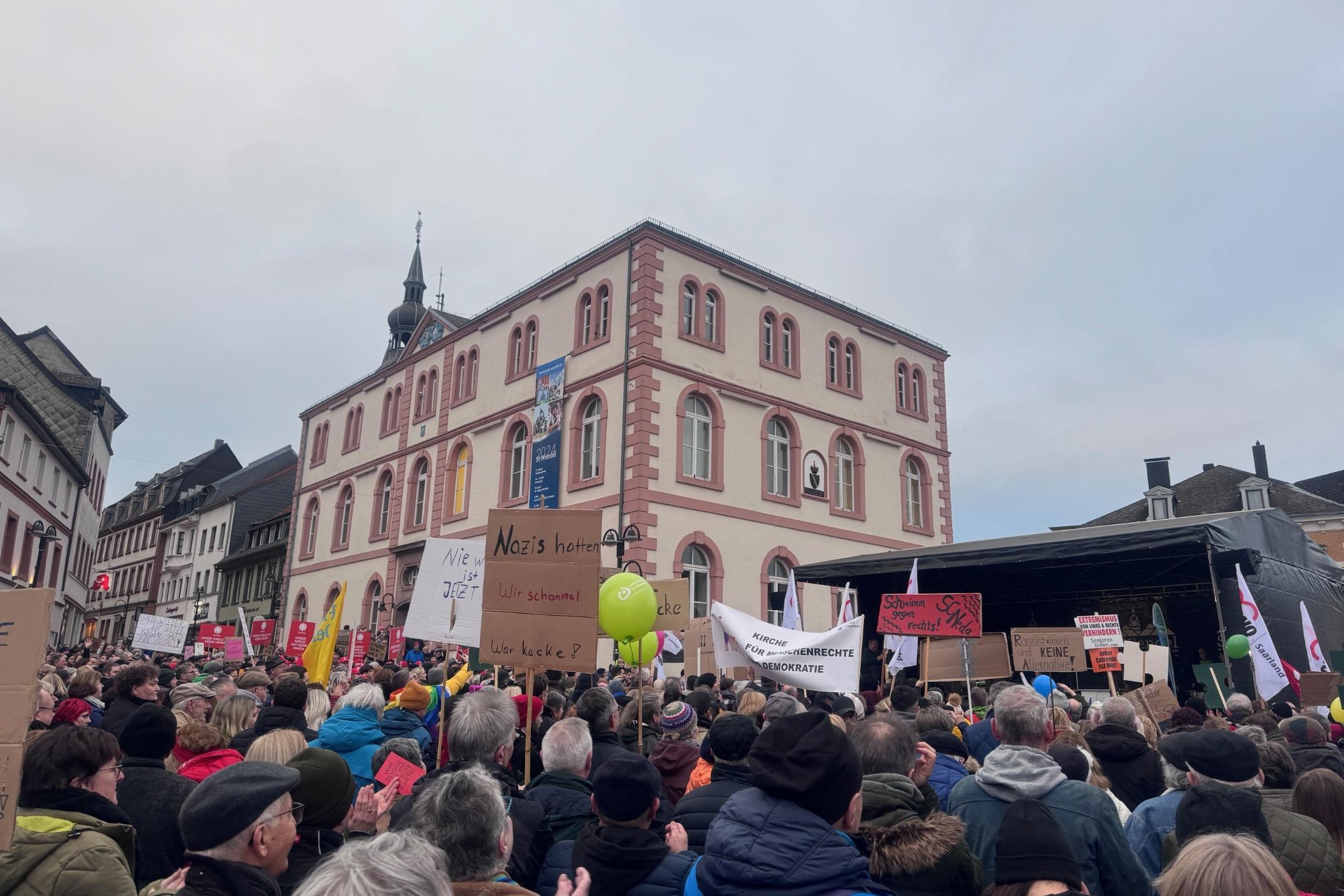 Blick auf Bühne